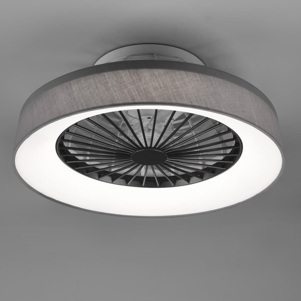 Ledowy plafon z wentylatorem FARSUND R62662111 RL Light 30W 3000-6500K ściemniany szary