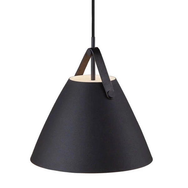 Wisząca lampa nad wyspę Strap 84333003 DFTP metalowa do kuchni czarna