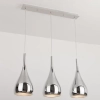 LAMPA wisząca VIGO III P0228 Maxlight metalowa OPRAWA zwis LISTWA sufitowa krople łezki chrom