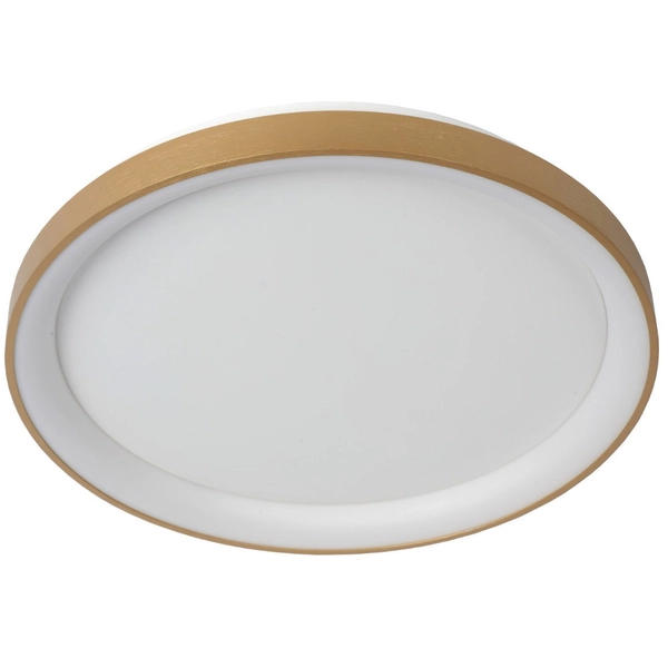 Plafoniera LAMPA sufitowa VIDAL 46103/38/02 Lucide okrągła OPRAWA plafon LED 38W 2700K metalowy złoty