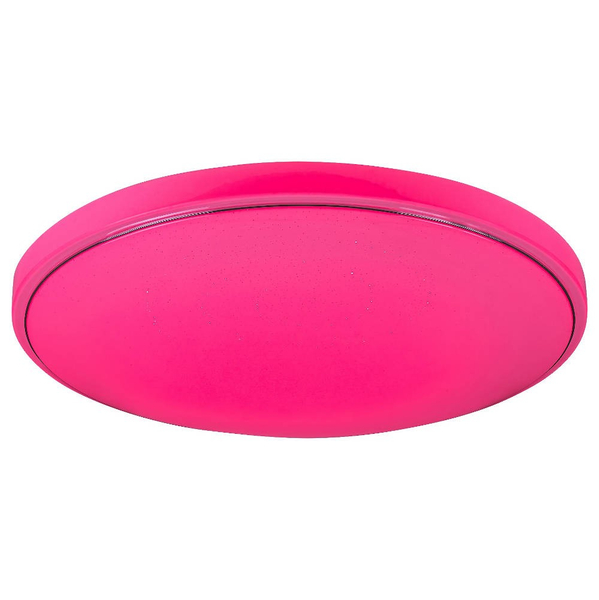 Nowoczesna LAMPA sufitowa BRUCE 2117 Rabalux okrągły plafon LED RGB 40W 3000K - 6000K nad łóżko chrom