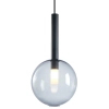 Okrągła wisząca lampa NIKO BLACK ML0329 na korytarz czarna