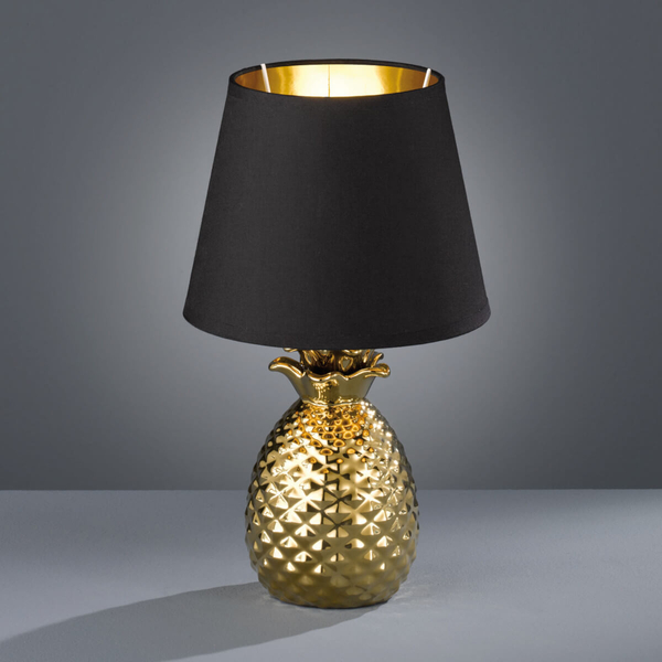 Stołowa lampka dekoracyjna Pineapple R50421079 RL Light ananas złota czarna