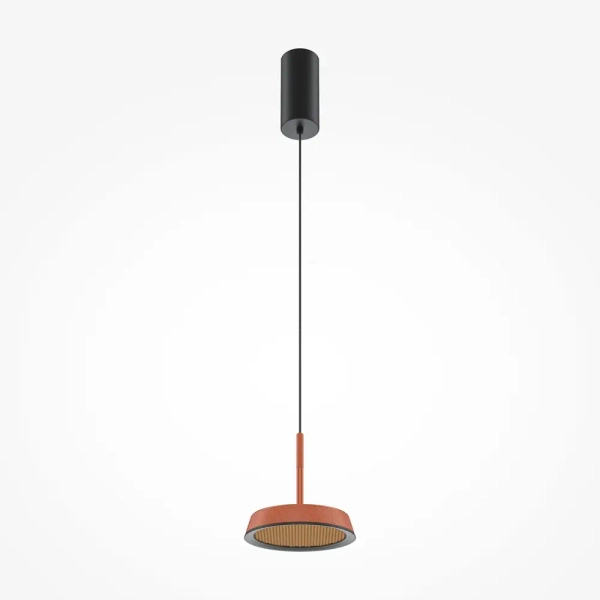 Okrągła lampa wisząca El MOD041PL-L15TR3K LED 12W 3000K pomarańczowa
