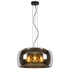 Wisząca lampa OLIVIA 45401/50/65 Lucide loftowa przydymiony czarny
