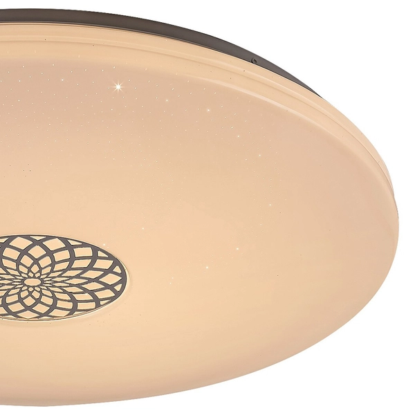 Okrągły plafon ledowy Ophelia 5365 40W 3000-6500K sterowana chrom