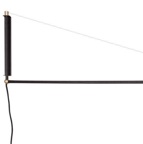 Kinkiet LAMPA ścienna CRANE 9374 Nowodvorski industrialna OPRAWA na wysięgniku szklana kula ball loft przydymiona