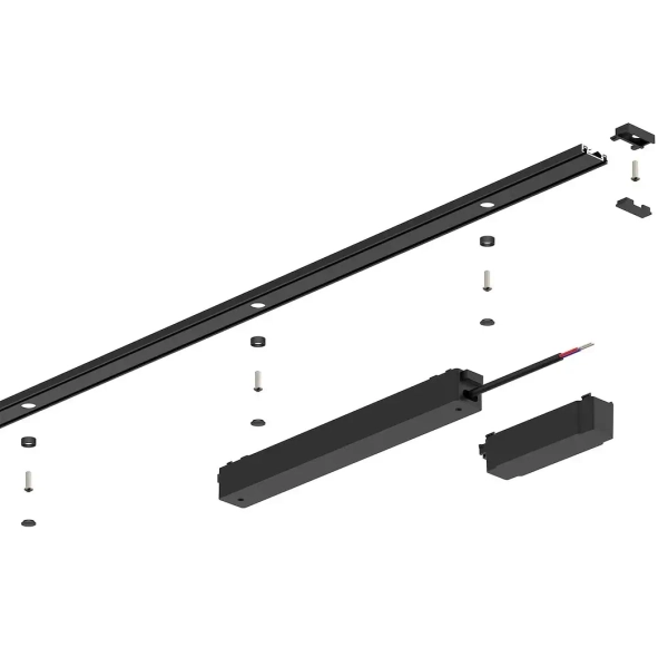 Szynoprzewód magnetyczny natynkowy 200cm Slim Magnetic ML2211 czarny