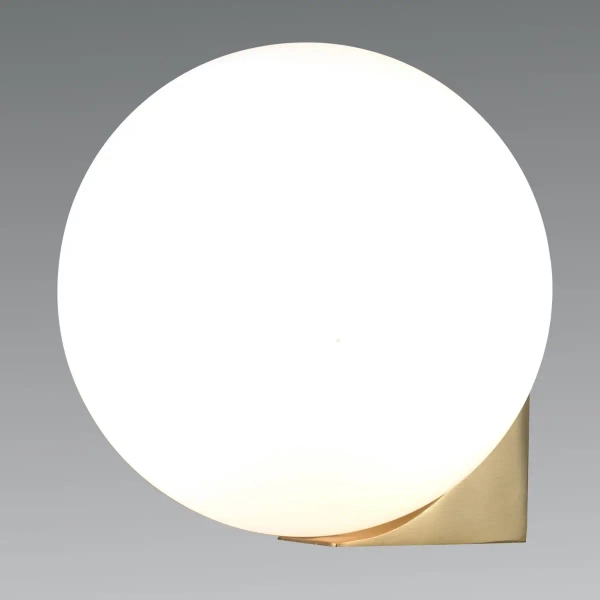 Kinkiet ścienny Dot ST-10560-W1 Step kula szklana ball biała złota