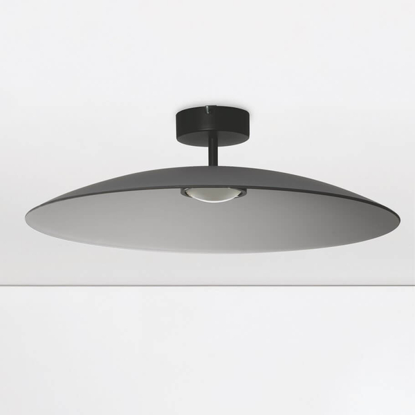 Sufitowa lampa PECA LE44275 LED 17W 3000K kopuła czarna szara