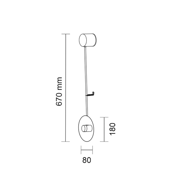 Kinkiet LAMPA ścienna FURANO 7820 Shilo metalowa OPRAWA pręty LED 6W 3000K loftowa amadeo czarna
