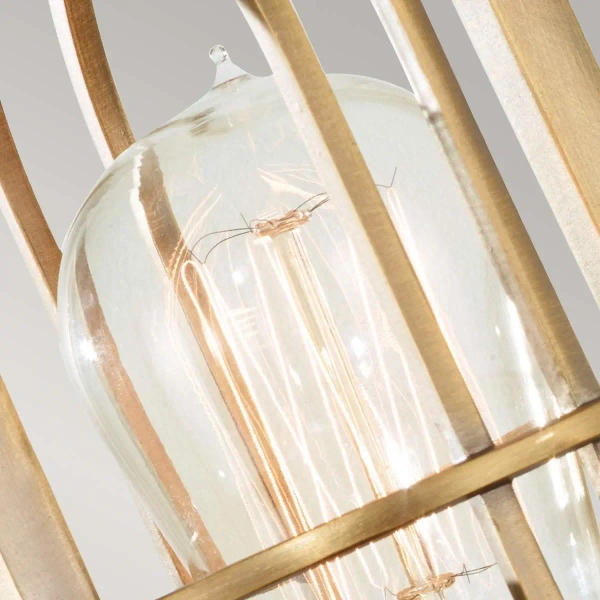 Kinkiet LAMPA ścienna Urban FE-URBANRWL-WB1 Elstead FEISS industrialna OPRAWA metalowa mosiądz