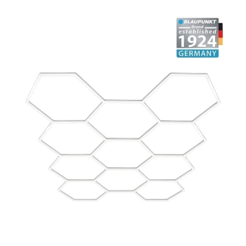 Sufitowa lampa do garażu Hexagon HEX-297X412-NW LED 331W 4000K IP54 biała