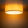 Owalna lampa nasufitowa Nicola 10154 do kuchni round żółta biała
