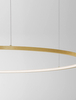 Lampa wisząca TOLUCA LE42779 Luces Exclusivas pierścień LED 58W 3000K złoty