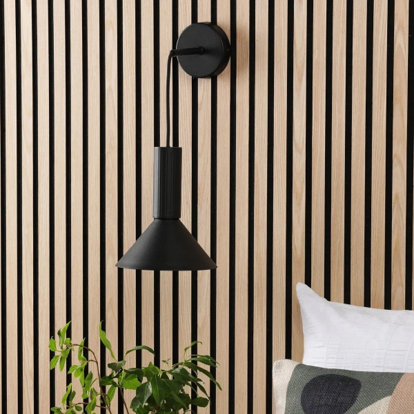 Loftowa lampa wisząca Ragnar RAG0122 do jadalni stożek czarny