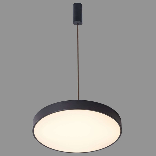 LAMPA wisząca ORBITAL 5361-830RP-BK-3 Italux metalowa OPRAWA zwis LED 24W 3000K czarny