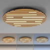 Okrągła lampa sufitowa Q-AKUSTIK brązowa 6421-79 1xLED 38W 2700-5000K CCT