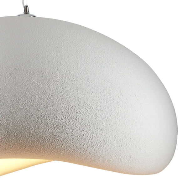 Lampa wisząca nowoczesna biała tworzywo STONE DN426-800 kloszowa E27 do jadalni 1p