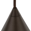 Zwieszana lampa salonowa CONO 10073 trójkątna brązowy