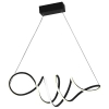 Lampa wisząca ringi LOCA ML5756 LED 56W 4000K nad stół czarna