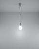 LAMPA wisząca SL.0569 industrialna OPRAWKA zwis na żarówkę biały