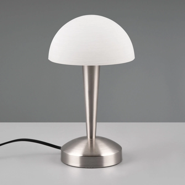 Stołowa lampka Canaria R59561107 RL Light grzybek półokrąg nikiel