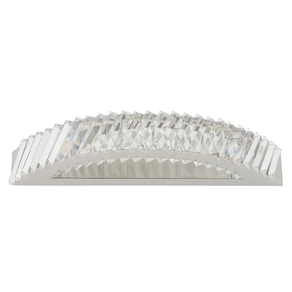 Naścienny kinkiet kryształowy LUXORA 11711 LED 20W 3000K nikiel