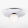 Nasufitowa lampa JUANJUI LE44852 bubble do jadalni marmur biała
