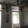 Designerska lampa wisząca Astrifero ST-9047-15 transparent Step geometryczna czarna