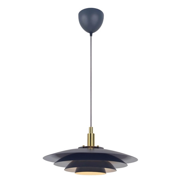 Wisząca lampa nad stół Bretagne 39489910 do jadalni szary