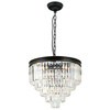 Żyrandol LAMPA wisząca Artico Orlicki Design kryształowa OPRAWA okrągły zwis na łańcuchu glamour crystal przezroczysty