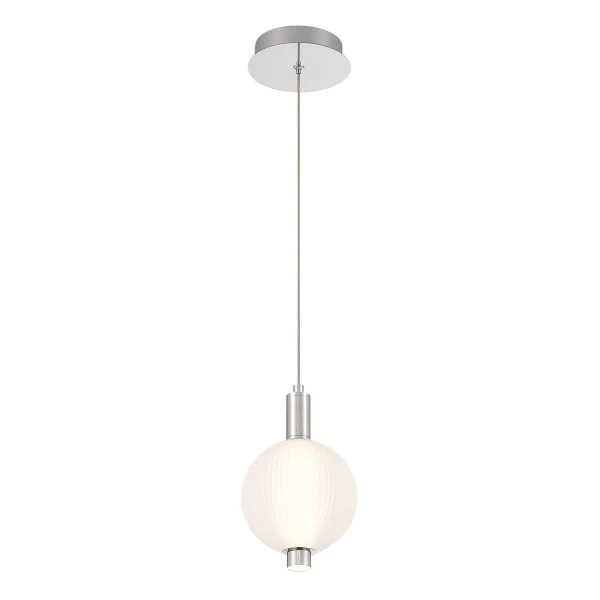 Pojedyncza lampa wisząca Palmas QN-PALMAS-1MP-PN LED 12W 3000K biała