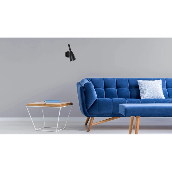 Kinkiet LAMPA ścienna SOLIN LP-181/1W BK Light Prestige metalowa OPRAWA hygge reflektorek regulowany czarny