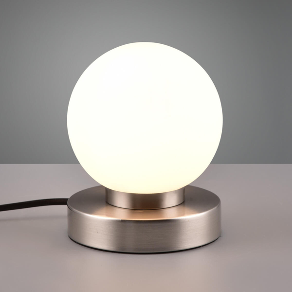 Lampka nocna Prinz R54011001 RL Light kula bańka ball srebrna biała