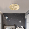 Plafon Luna LP-1106/1C Luna LED 24W 4000K księżyc metalowa szara