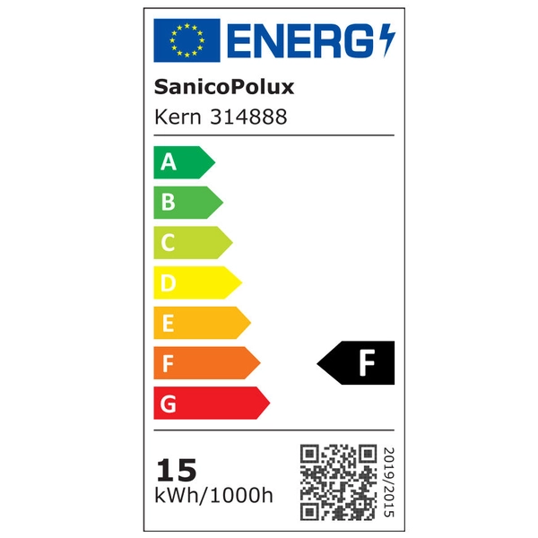 Okrągła lampa natynkowa KERN 314871 plafon LED 24W 4000K chrom