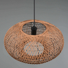 Lampa zwisająca nad stół HEDDA 312300136 Trio naturalna eko japandi brązowy