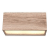 Tarasowa lampa ścienna Mayenne 218560235 IP44 kostka prostokąt drewniana outlet