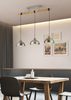 Wisząca LAMPA industrialna DELHI 303400367 Trio loftowa OPRAWA kopuły ZWIS drewniana belka nikiel brązowa