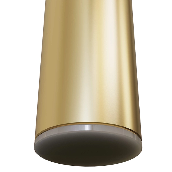 Minimalistyczna lampa wisząca Organic tuba LED 1W 3000K złota