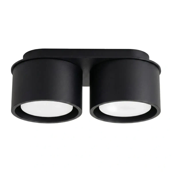 Lampa sufitowa downlight MODO czarna SL.2439 2xGx53 metalowa tuba