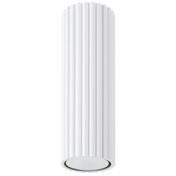Sufitowa lampa podłużna KARBON SL.1531 ryflowana tubka biała