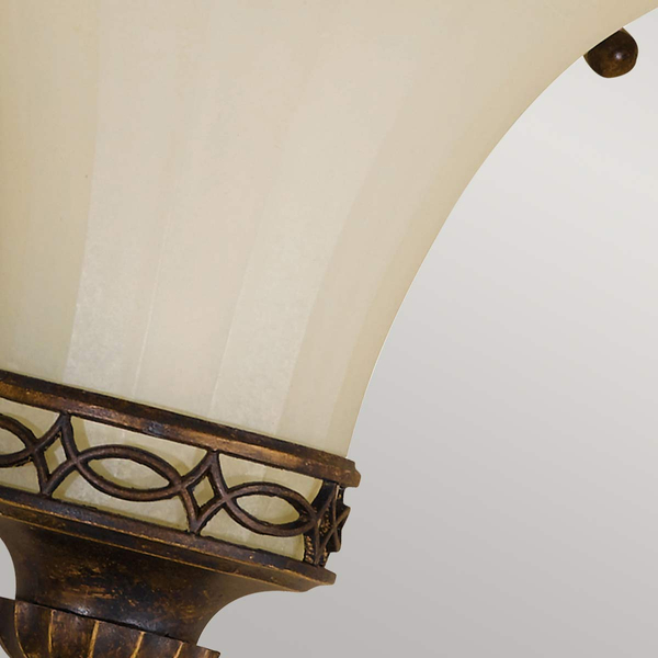 Lampa ścienna FE-DRAWING-ROOM-WU2 do przedpokoju brązowa