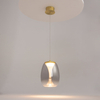 Lampa wisząca Splash MOD282PL-L8G3K LED 7W 3000K bańka złota przydymiona