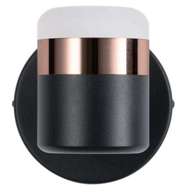 Lampa naścienna Pocco D9926W black Step LED 5W czarna miedziana