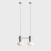 Minimalistyczna lampa wisząca Flo 2 Grey 7000H22_S szara