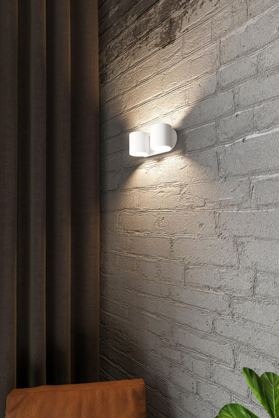 Kinkiet LAMPA ścienna SL.0659 metalowa OPRAWA tuby białe