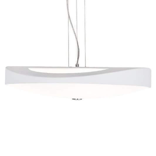 Biała lampa wisząca Campana AZ0566 Azzardo do przedpokoju biała
