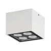 Sufitowa lampa zewnętrzna JUNERIO LE75263 LED 8W 3000K kostka IP54 biała